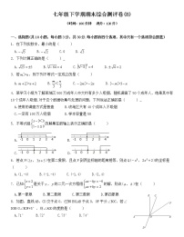 七年级下学期期末综合测评卷（B）