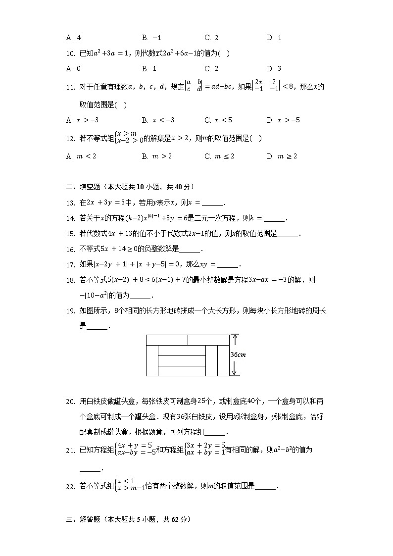 2021-2022学年四川省眉山市仁寿县七年级（下）期中数学试卷（含解析）第2页