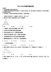 2021-2022学年广西柳州市柳江区中考数学押题试卷含解析