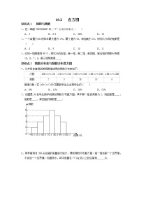 初中数学人教版七年级下册10.2 直方图练习