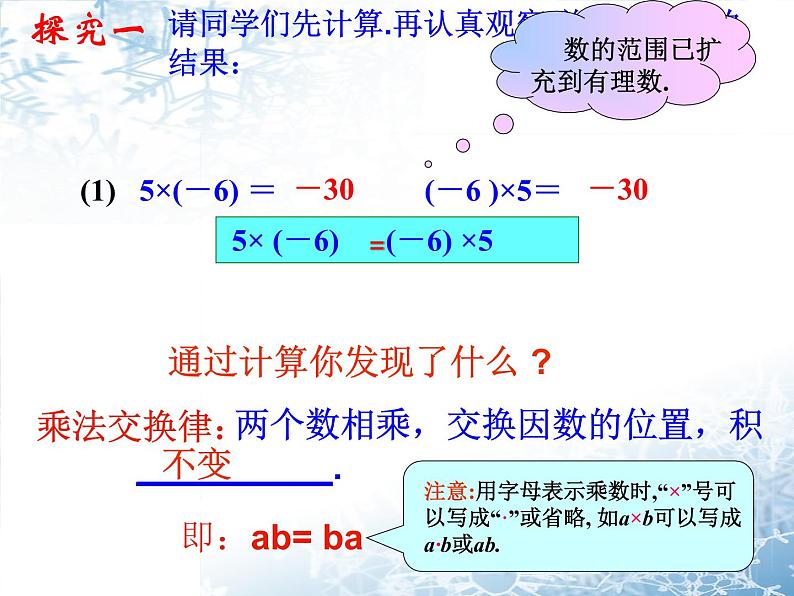 有理数乘法运算律  优质课件第5页