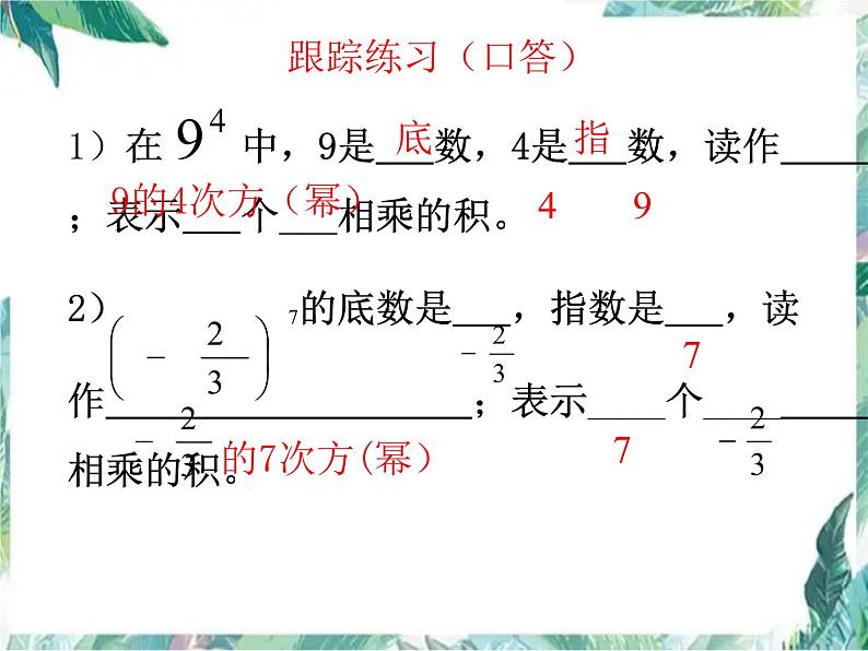 有理数的乘方  优质课件07