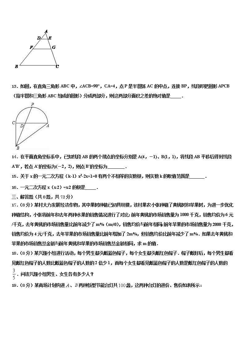 2021-2022学年广东省湛江市市级名校中考数学全真模拟试题含解析03