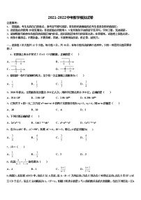 2021-2022学年广东省阳江市教育局教研究室重点名校中考考前最后一卷数学试卷含解析