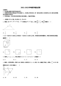 2021-2022学年广东省肇庆市端州区地质中学中考联考数学试题含解析