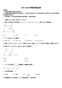 2021-2022学年广西壮族自治区南宁市广西大附属中学毕业升学考试模拟卷数学卷含解析