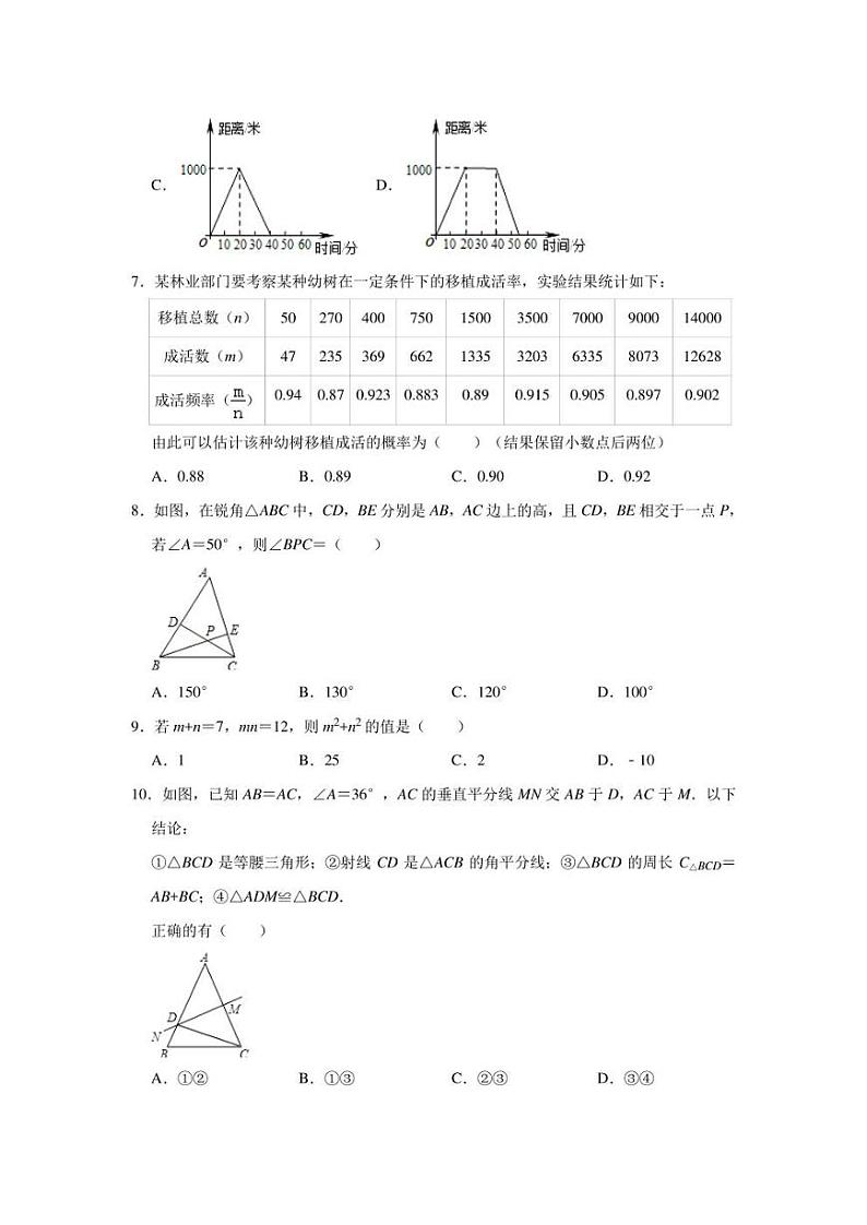 2020-2021学年广东省深圳市坪山区2021年七年级（下）期末复习试卷（含答案）第2页