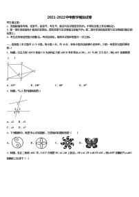 2021-2022学年河北省邯郸市馆陶县魏僧寨中学中考适应性考试数学试题含解析