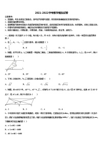 2021-2022学年广西贵港市港北区初中数学毕业考试模拟冲刺卷含解析