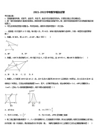 2021-2022学年湖北省恩施州宣恩县中考数学最后冲刺浓缩精华卷含解析