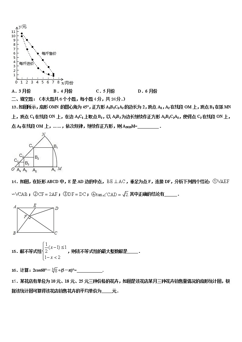 2021-2022学年湖北省恩施州宣恩县中考数学最后冲刺浓缩精华卷含解析03