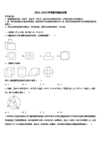 2021-2022学年黑龙江省哈尔滨市美加外国语校中考联考数学试题含解析