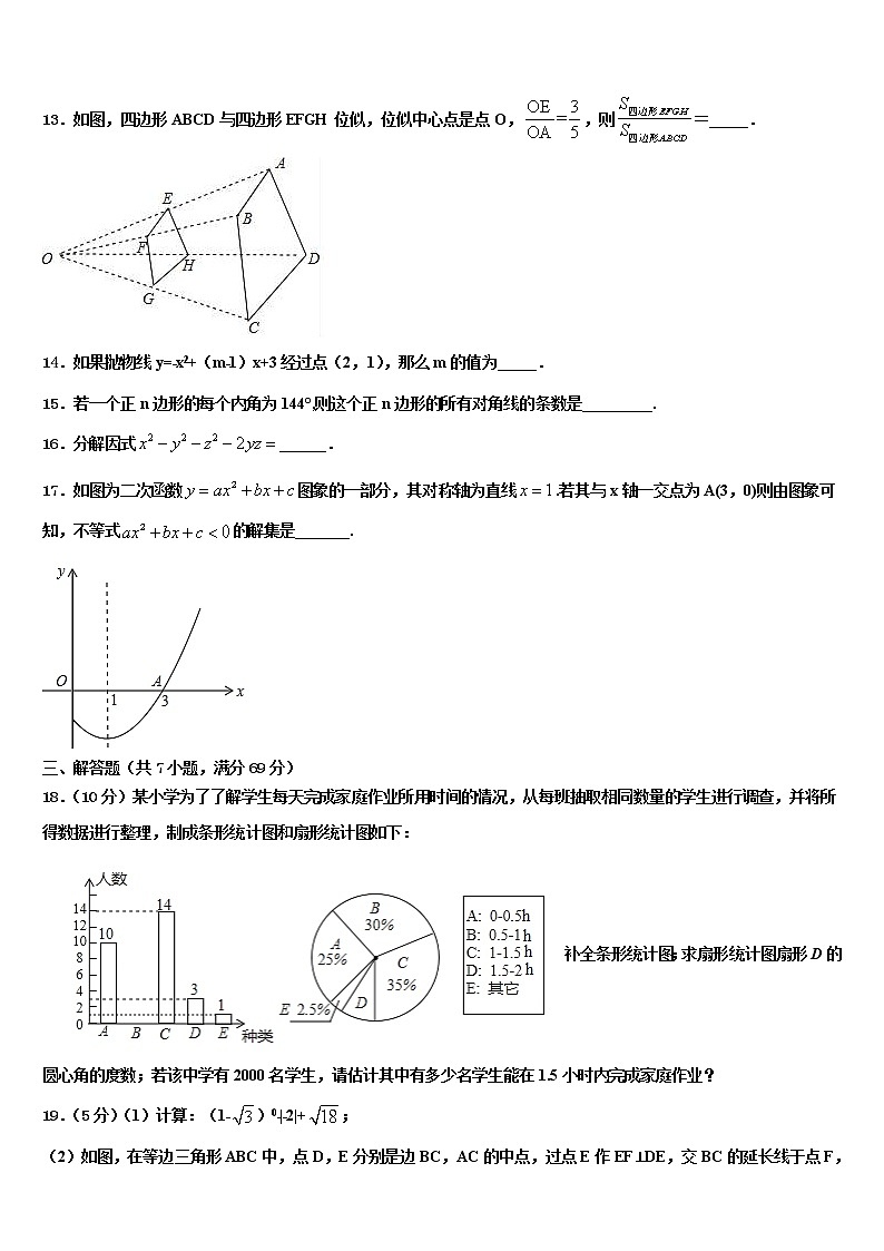 2021-2022学年湖北省枣阳市蔡阳中学中考数学仿真试卷含解析03