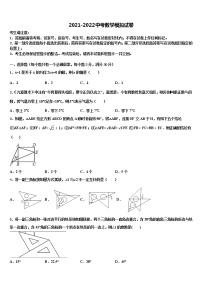 2021-2022学年江苏省南京市宁海五十中学中考数学适应性模拟试题含解析