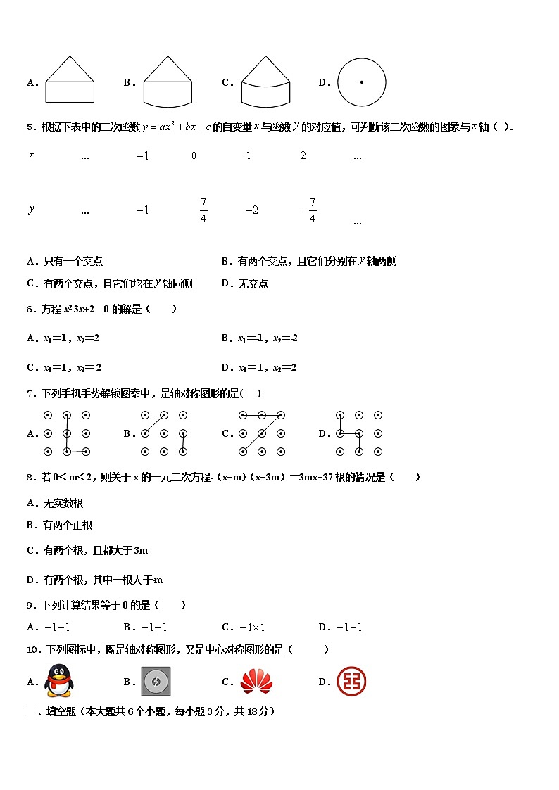2021-2022学年湖南省长沙铁路第一中学中考数学全真模拟试题含解析第2页