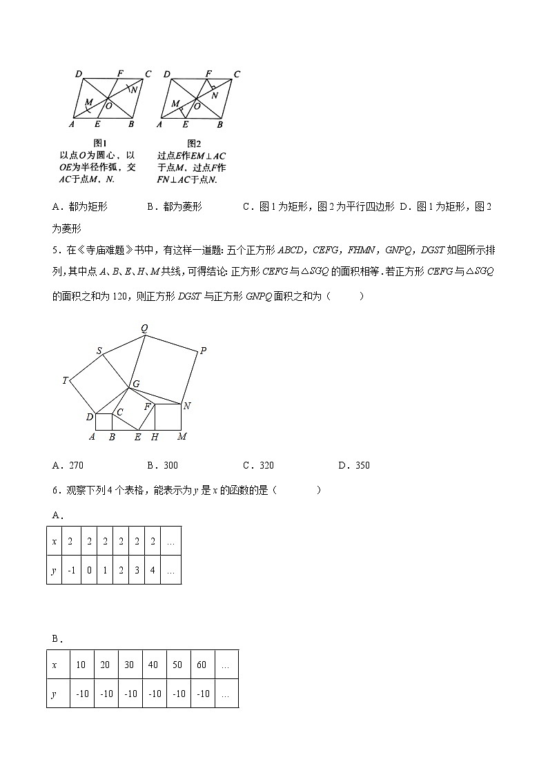 广东省广州市2021-2022学年下学期八年级数学期末演练卷（含答案）第2页
