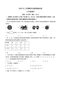 湖南省邵阳市邵东市2021-2022学年七年级下学期期末数学试题（含答案）