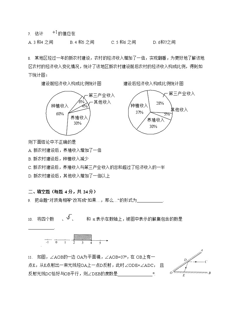 北京市西城区北2021-2022学年七年级下学期数学期末复习测试卷（无答案）第2页