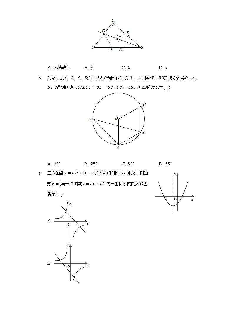 2021-2022学年内蒙古通辽市奈曼旗六校九年级（下）期中数学试卷（含解析）02