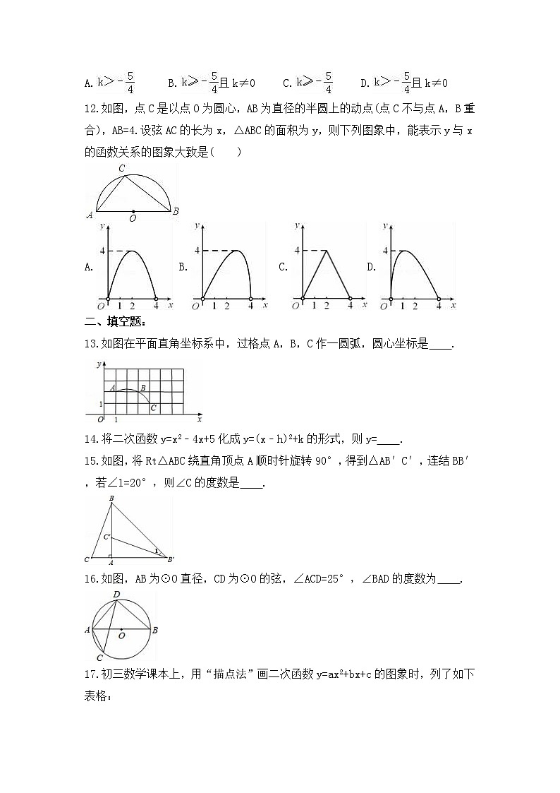 (辅导班专用)人教版数学九年级暑假讲义+课堂小测(提高班)17 阶段性检测卷二 （学生版）第3页