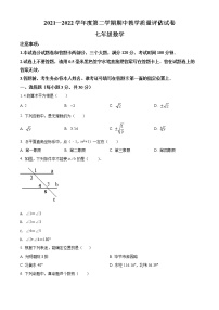 河南省商丘市梁园区第十六中学2021-2022学年七年级下学期期中数学试题