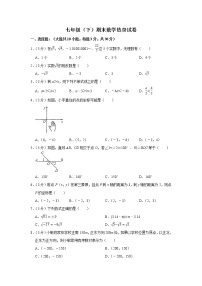 2020-2021学年广东省云浮市新兴县环城中学七年级（下）期末数学热身试卷