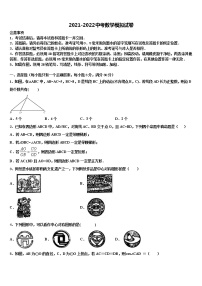 2021-2022学年江苏省镇江市中考数学模拟试题含解析