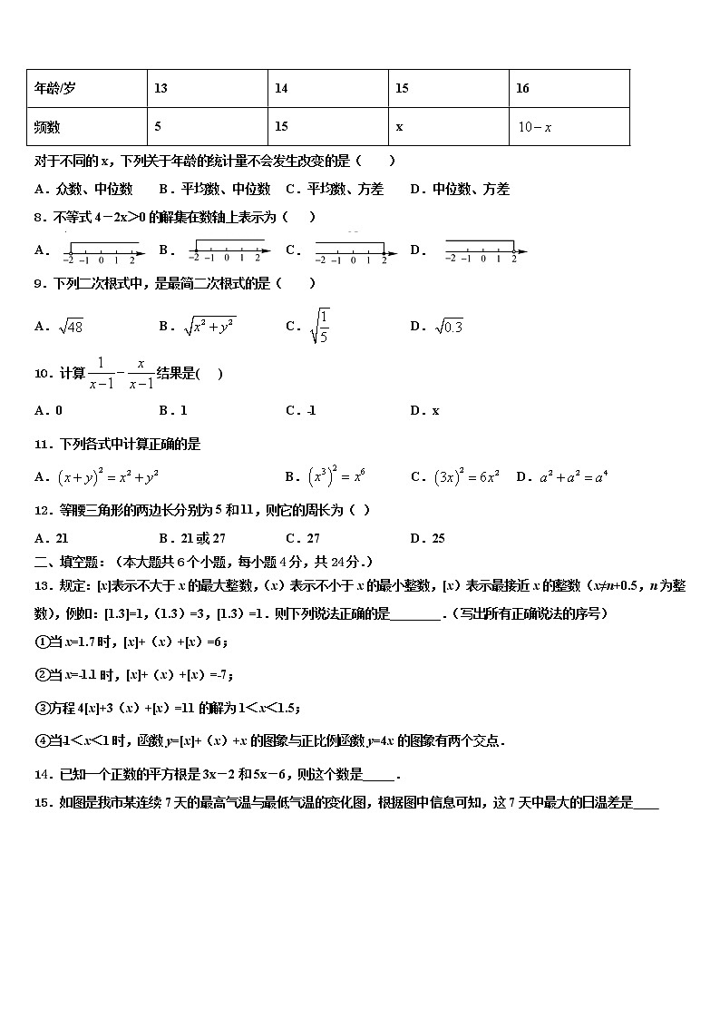 2021-2022学年临汾市重点中学中考冲刺卷数学试题含解析02