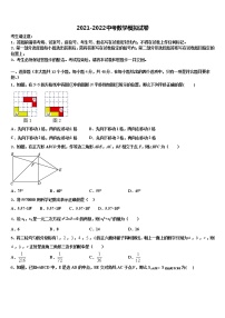 2021-2022学年南昌市南大附中中考数学仿真试卷含解析