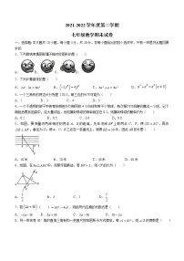 广东省河源市江东新区2021-2022学年七年级下学期期末考试数学试题 (word版含答案)