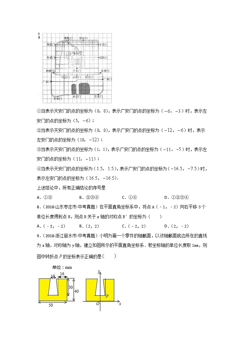 2021年中考数学专题测试05 平面直角坐标系第2页