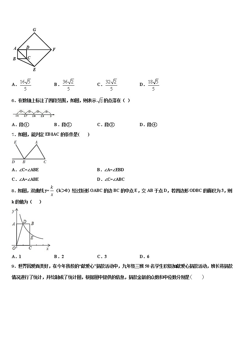 2021-2022学年四川省成都市温江区重点达标名校初中数学毕业考试模拟冲刺卷含解析02