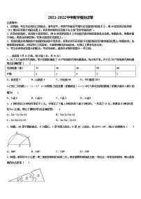 2021-2022学年四川省凉山州西昌市中考联考数学试卷含解析