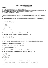 2021-2022学年四川省乐山市市中学区中考数学全真模拟试卷含解析