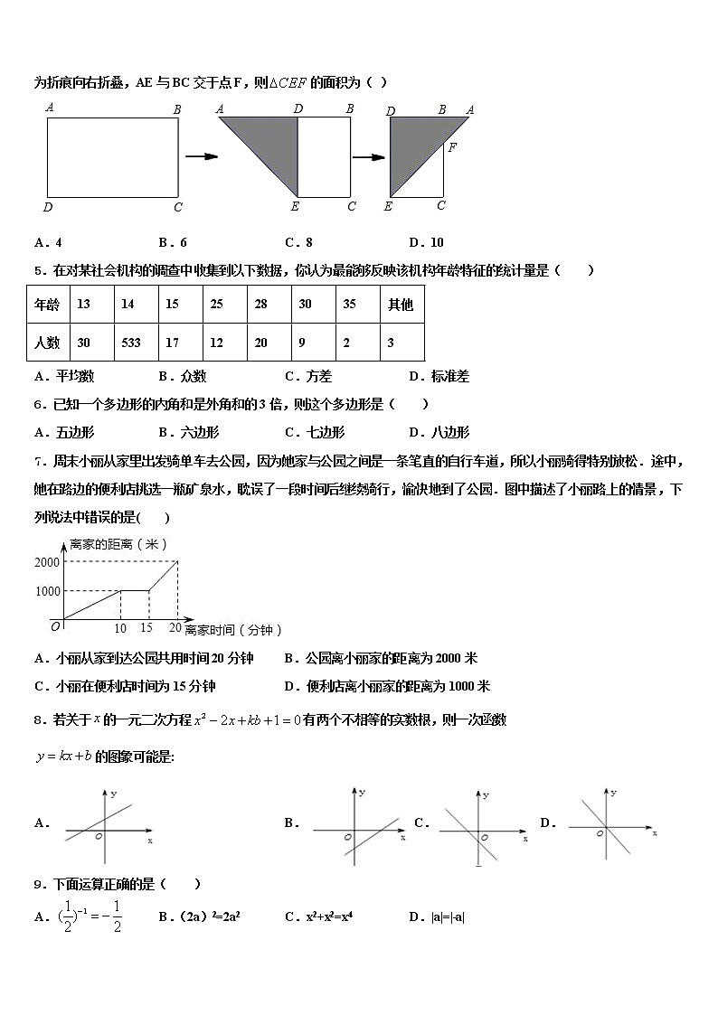 2021-2022学年四川省德阳市重点名校初中数学毕业考试模拟冲刺卷含解析第2页