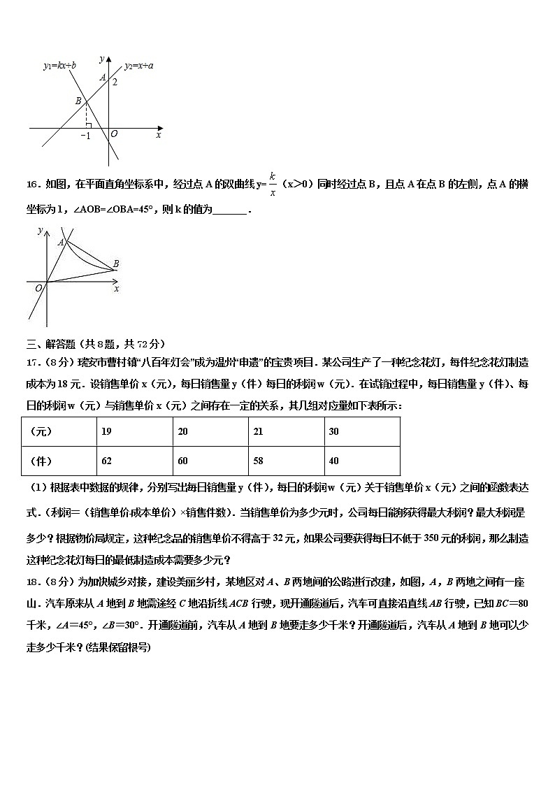 2021-2022学年四川省宜宾二中学中考试题猜想数学试卷含解析03