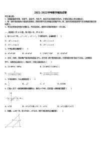 2021-2022学年四川省攀枝花市中考数学最后冲刺模拟试卷含解析