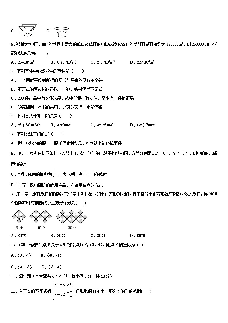 2021-2022学年四川省绵阳市东辰国际校中考数学模拟试题含解析第2页
