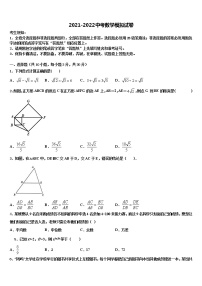 2022届安徽合肥市市级名校中考数学考前最后一卷含解析