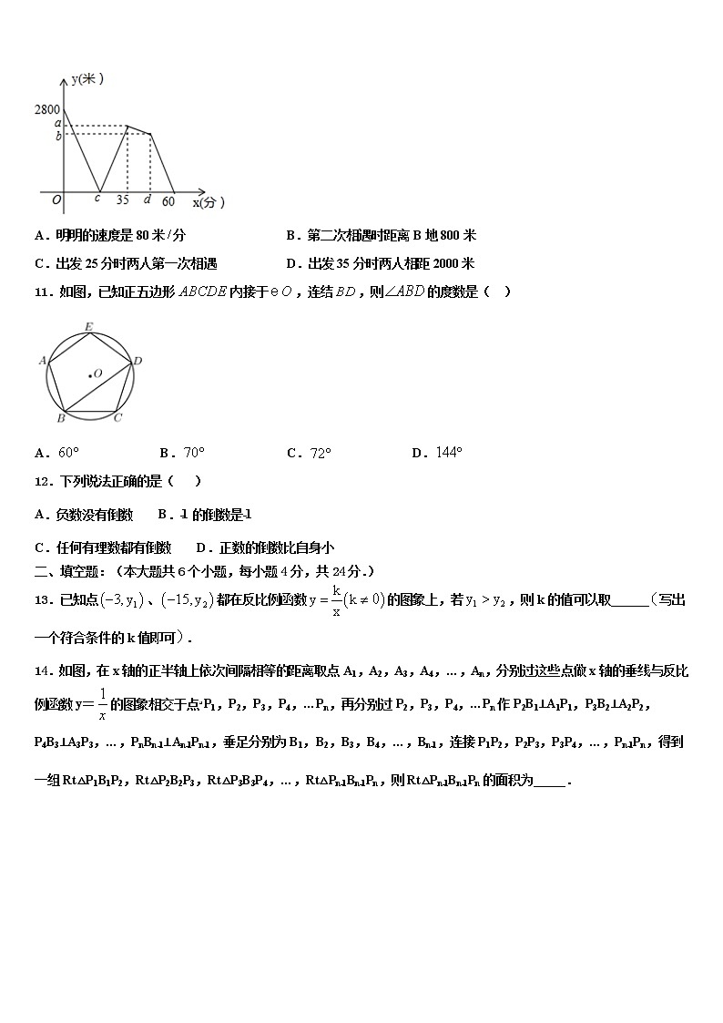 2021-2022学年内蒙古自治区通辽市开鲁县初中数学毕业考试模拟冲刺卷含解析03