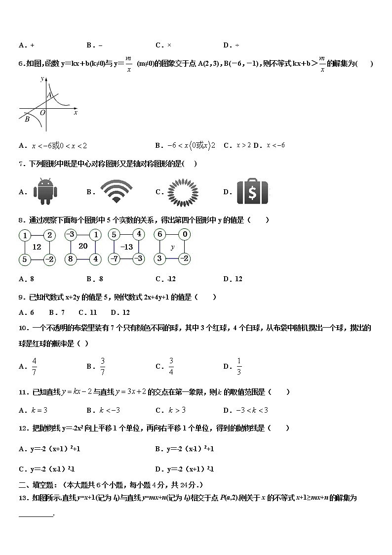 2021-2022学年盘锦市重点中学中考数学猜题卷含解析第2页