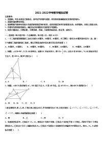 2021-2022学年青海省海西中考数学猜题卷含解析