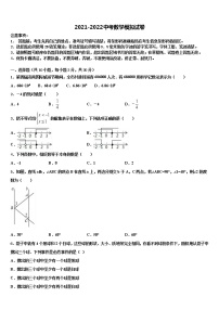 2021-2022学年山东省枣庄市滕州市中考数学全真模拟试题含解析