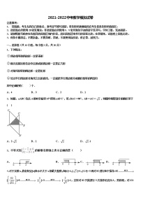 2021-2022学年山东省枣庄市山亭区重点达标名校中考联考数学试题含解析