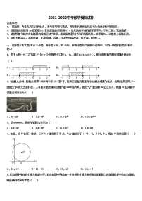 2022届安徽省阜阳市第十中学重点名校中考数学五模试卷含解析