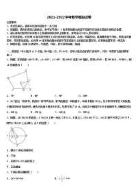 2022届安徽省合肥一六八中学中考数学考试模拟冲刺卷含解析