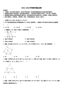 2021-2022学年重庆市兼善教育集团中考数学模拟预测题含解析