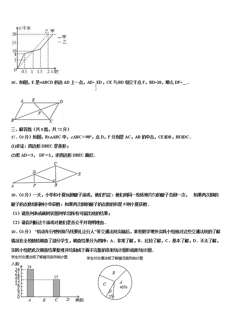2022届鄂州市涂家垴镇中学春重点中学中考数学模拟试题含解析第3页