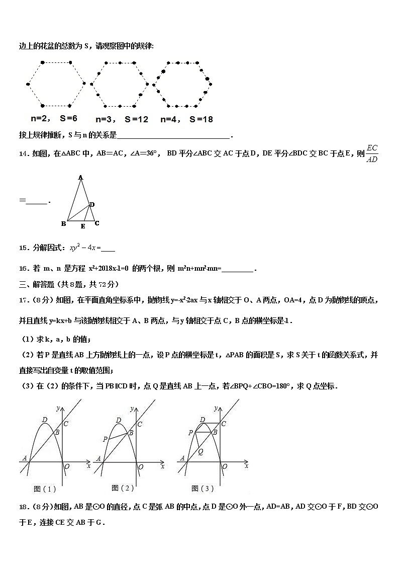 2022届广东省龙华新区市级名校中考考前最后一卷数学试卷含解析03