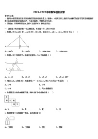 2022届广东省惠州市第一中学中考五模数学试题含解析